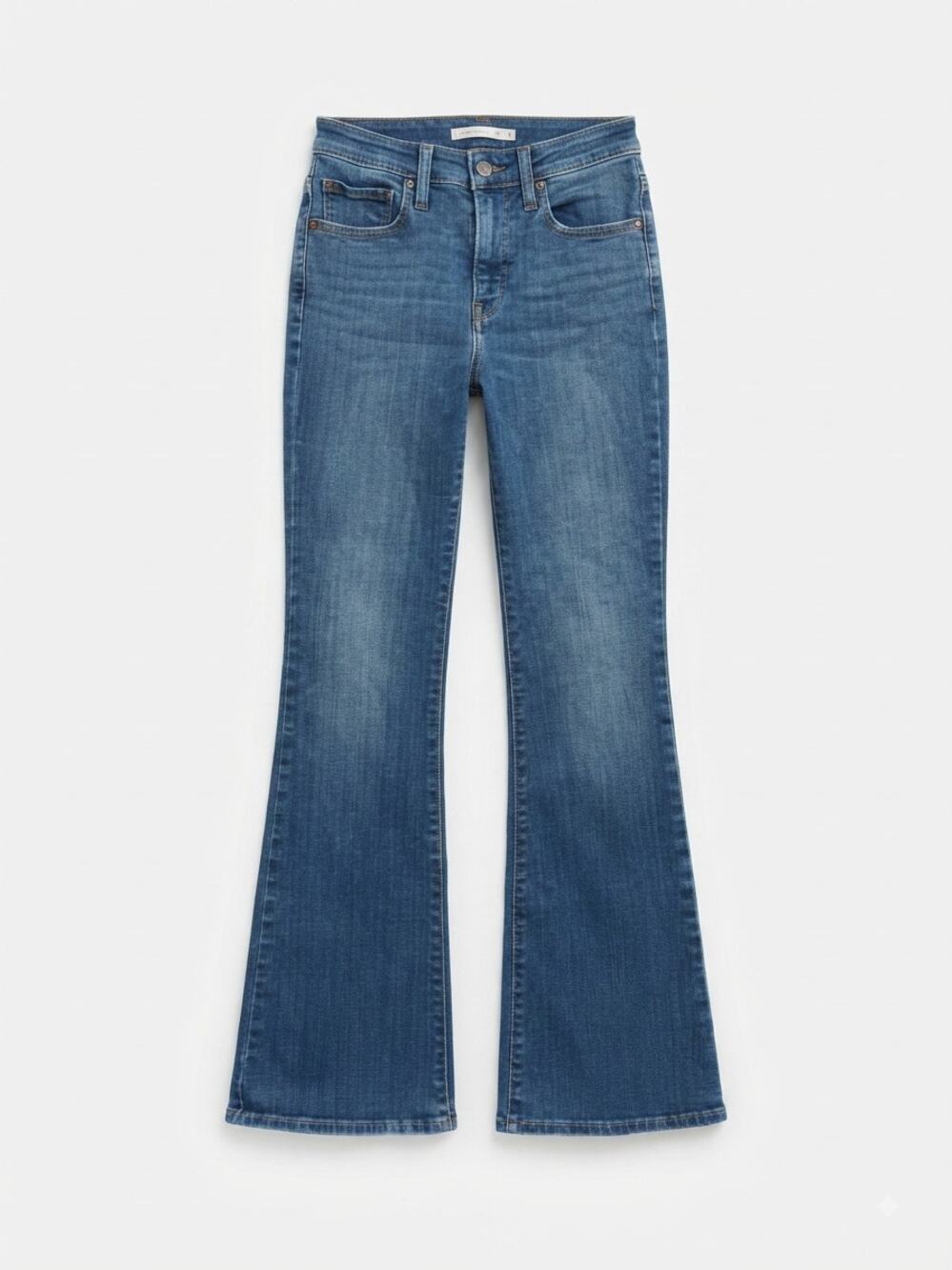 Levi's 726 High Rise Flare Jeans Women 25 Blue Denim Vintage Y2K Retro Boho